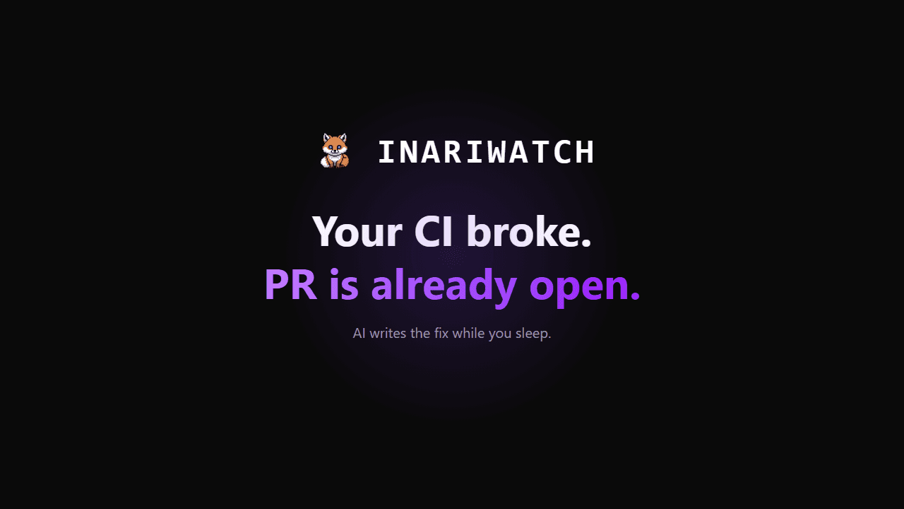InariWatch demo — autonomous remediation preview